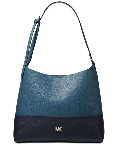 michael michael kors junie bicolor pebble leather hobo|Michael michael kors junie medium hobo + FREE SHIPPING.